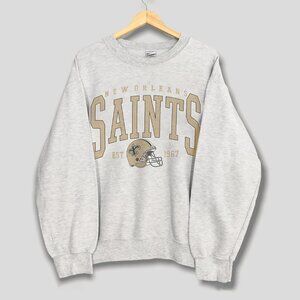 Vintage New Orleans Saints Football Sweatshirt, NFL New Orleans Saints Shirt Tee